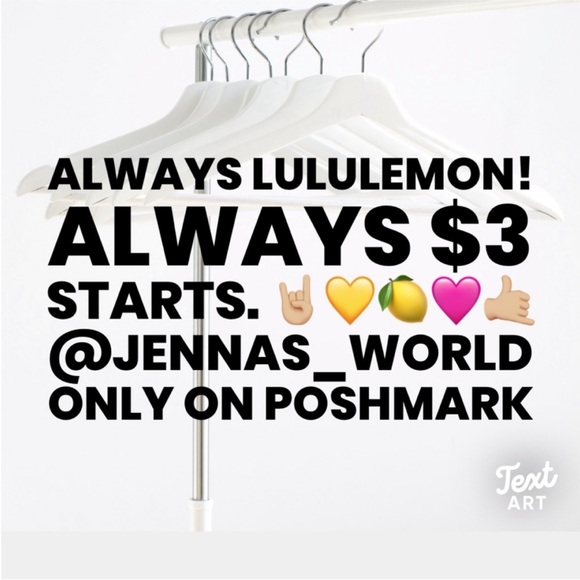 Next LIVE on MON 11/3 @ 6PM PST! All $3 LULULEMON every other MONDAY!๐ค๐ผ๐๐๐ฉท๐ค๐ผ - Picture 6 of 9